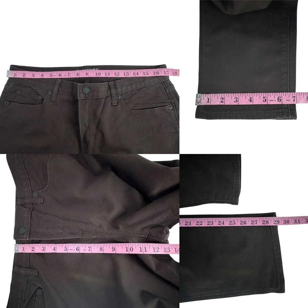 Banana Republic Travel Jean Mens 33x30 Cabin Brown Cotton Athletic Fit Pants